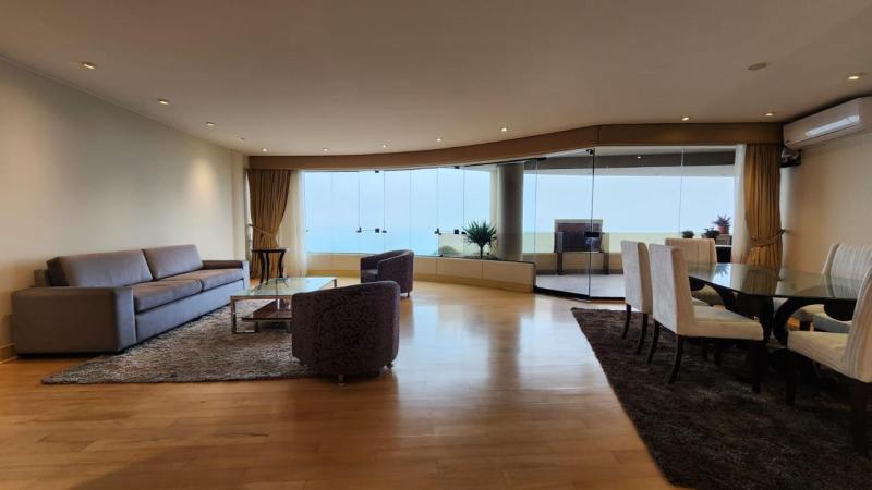 Departamento en Alquiler Frente al Mar en Miraflores 3 Dorm. $3,500